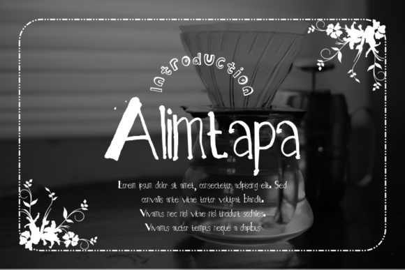 Alimtapa: A Handwritten Font for Your Brand's Personality