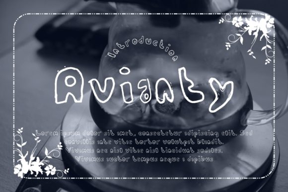 Avianty: A Playful Display Font for Creative Publishing