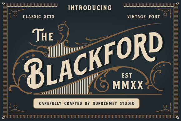 Blackford Font for Web Design and Branding