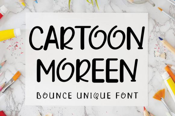 Cartoon Moreen: The Font That Lifts Your Brand