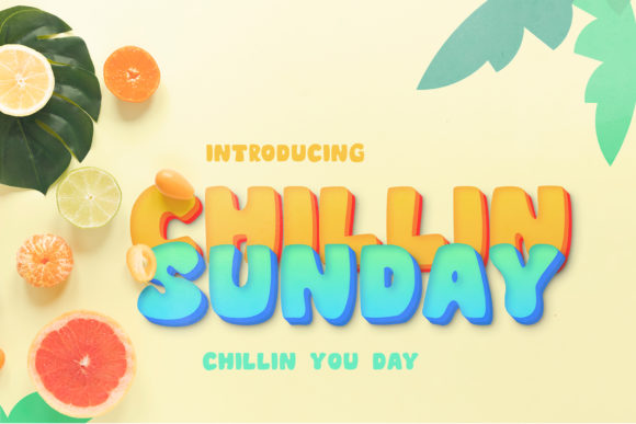Chillin Sunday: The Perfect Font for Creative Crafters