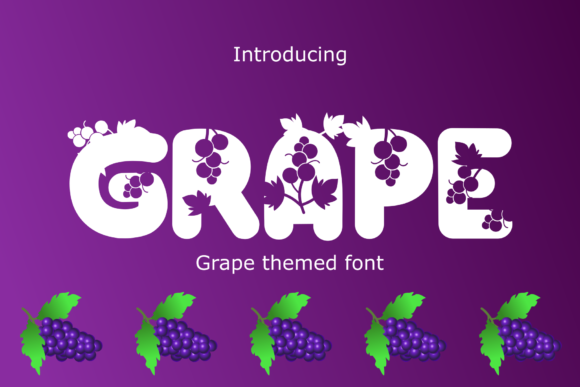 Designing with Grape: A Summer-Inspired Display Font