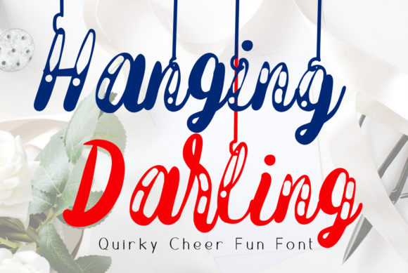 Hanging Darling: A Display Font for Bold Campaign Creativity