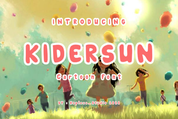 Kidersun Font for Web Design and Brand Identity