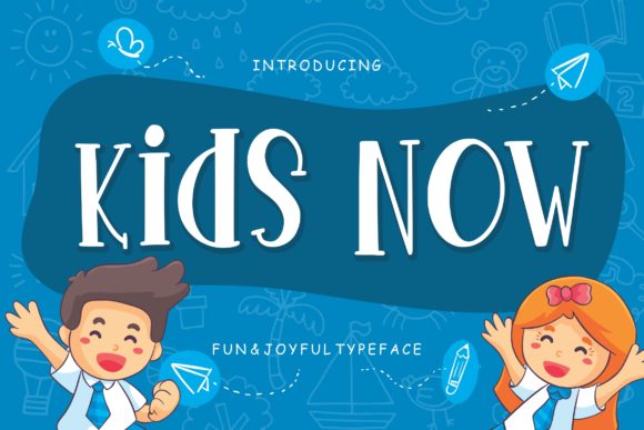 Kids Now Font for Business Branding