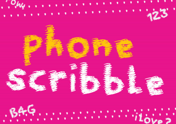 Phone Scribble: A Fun and Functional Display Font for Web Design