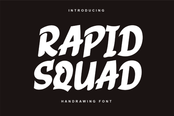 Rapid Squad Display Font for Crafters and Designers