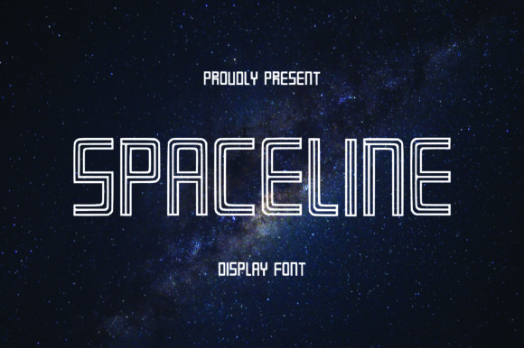 Spaceline: A Playful Display Font for Editorial Design